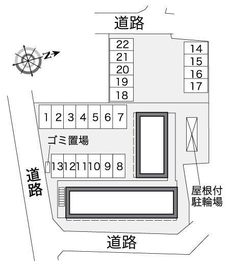 イチサト(39321)　敷地外駐車場の駐車配置図