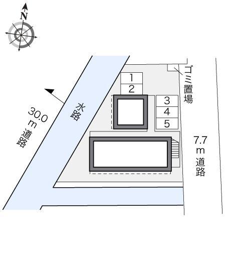 コージー近岡(18598)の駐車配置図