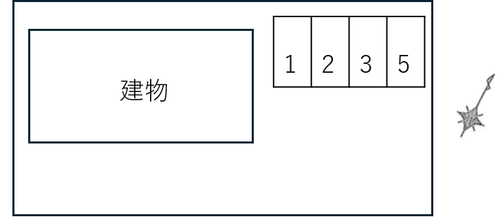 ブルーム　グラスⅢの駐車配置図