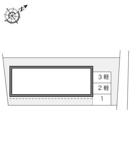 コスモ明徳(16705)の駐車配置図