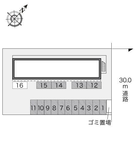 ＤＲＥＡＭ　寺坂(22639)の駐車配置図