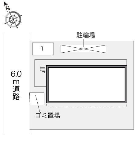 ヒルズ(23887)の駐車配置図