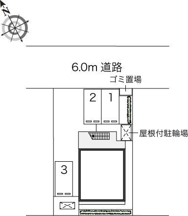 瑞喜(44528)の駐車配置図
