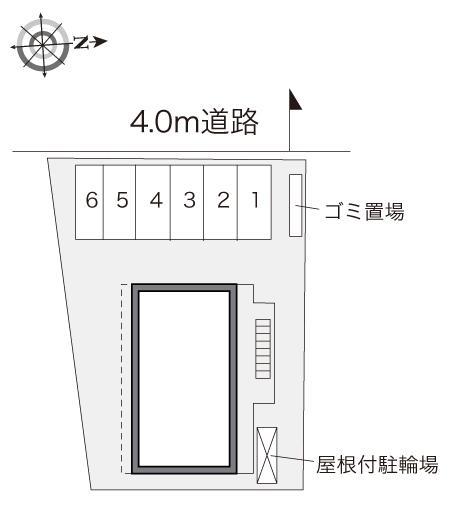 メロディーベルイノⅡ(28897)の駐車配置図