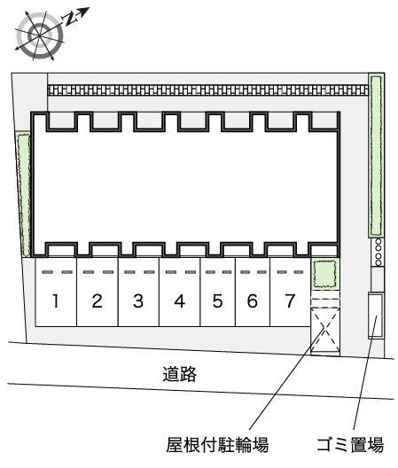 Ｗｉｎｄ　Ｂｅｌｌ(53417)の駐車配置図
