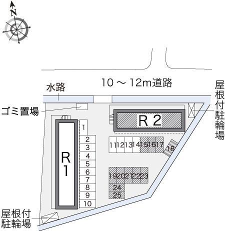 Ｒ２(16841)の駐車配置図