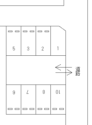 FK下矢切（中）駐車場の駐車配置図