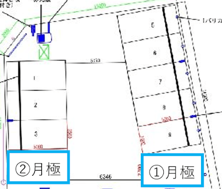 名古屋柳森町第１の駐車配置図