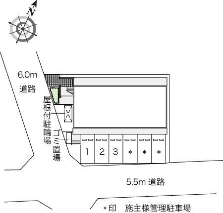 ひまわりⅢ(45735)の駐車配置図