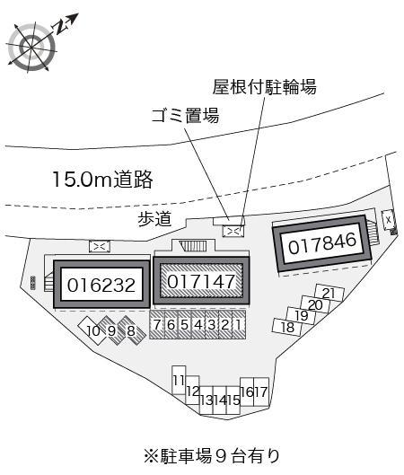 いちごＢ(17147)の駐車配置図