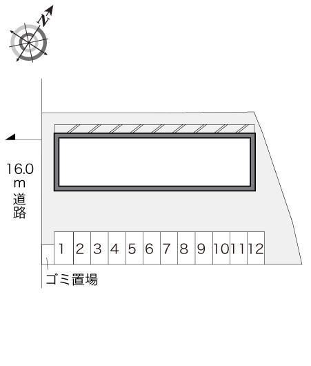瑞雲(20449)の駐車配置図