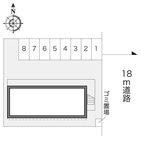 石尾台(16427)の駐車配置図