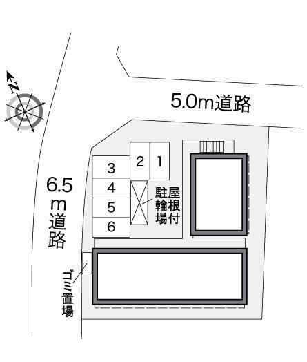 ウォーターヴィレッジ(26352)の駐車配置図