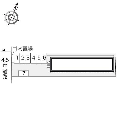 ふじみ(18195)の駐車配置図