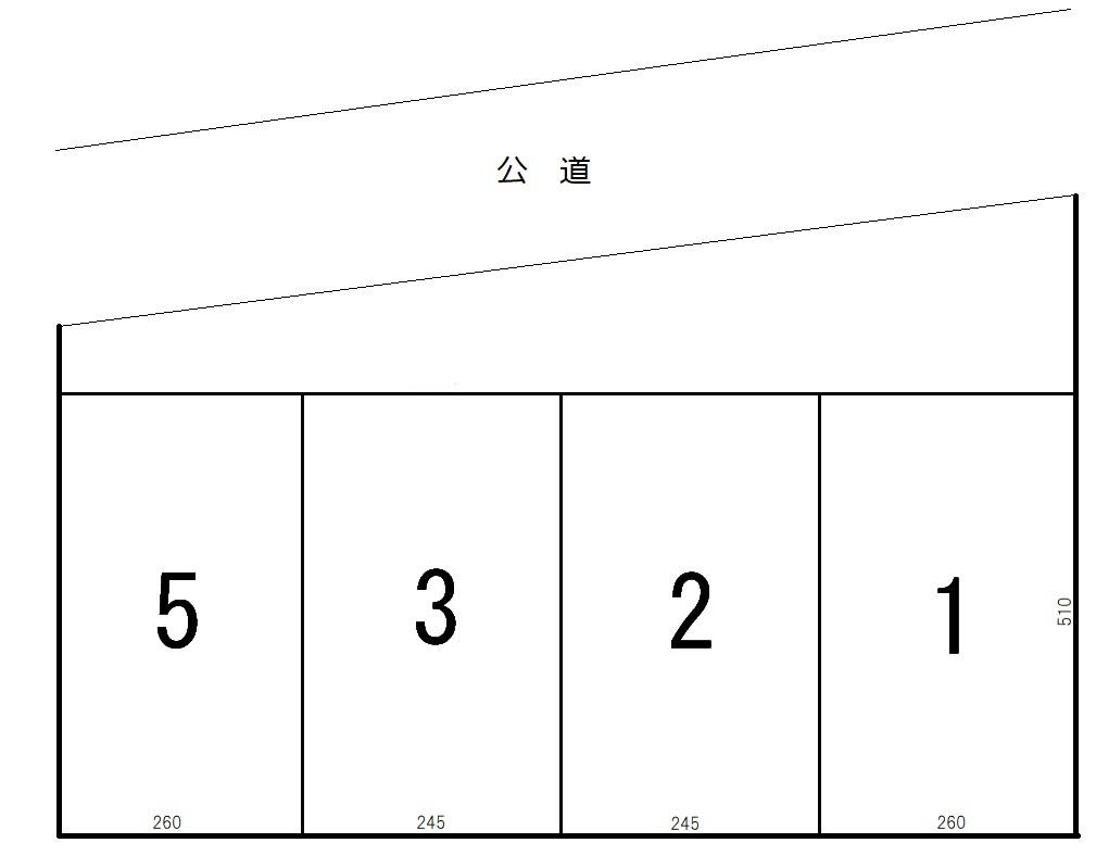 ヒラノガレージの駐車配置図