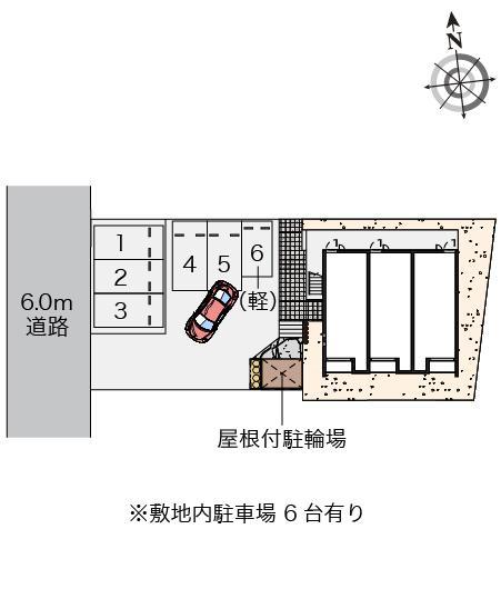 クレイノすみれ(56632)の駐車配置図