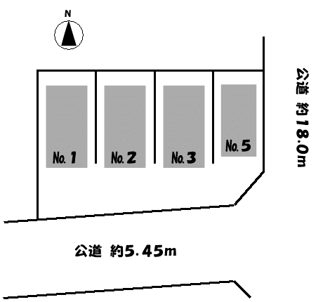 ワイズ・向山町 第1駐車場の駐車配置図