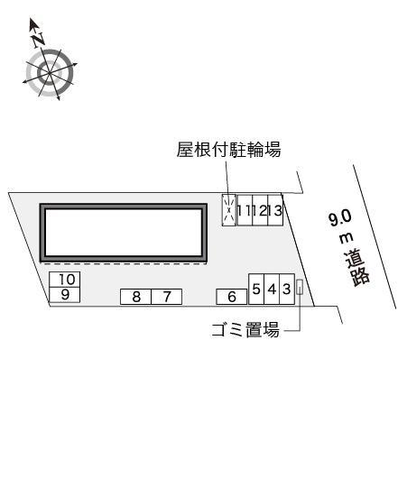 フロラシオン(30262)の駐車配置図