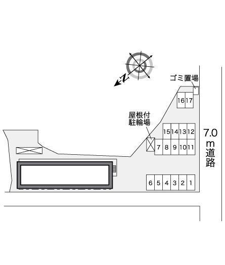 ラークⅡ(27419)の駐車配置図