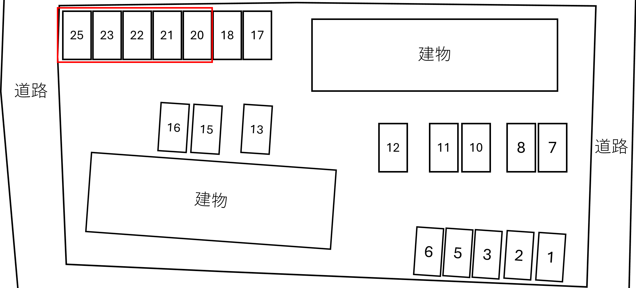 Ｍａｉｓｏｎ　ＫＮ　ＡＢ別駐車場の駐車配置図