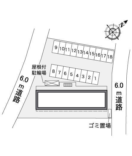 ＧｒｅｅｎＨｉｌｌｓ(36255)の駐車配置図