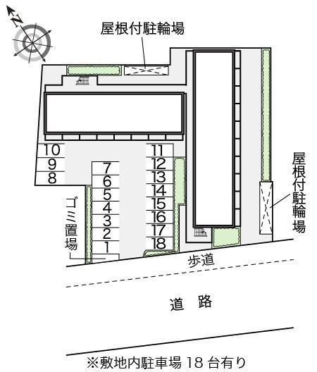 東今宿(16623)の駐車配置図