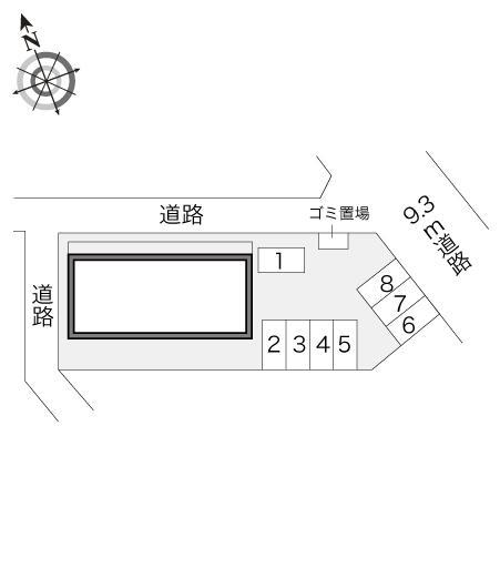 金属町(21392)の駐車配置図