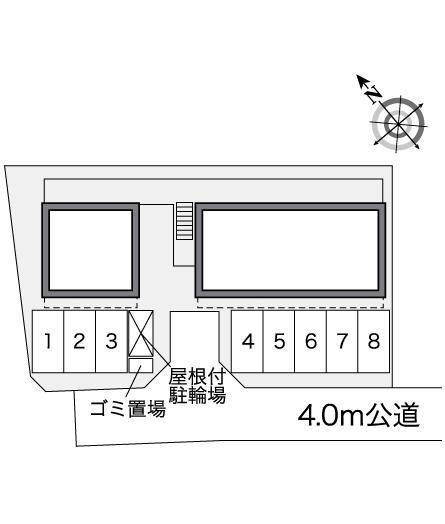 広貴Ｂ(30082)の駐車配置図
