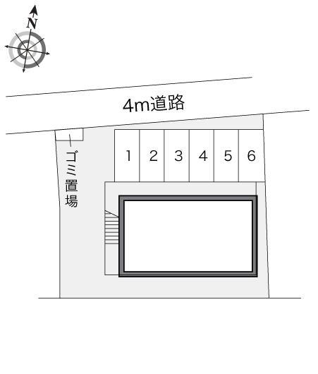ＹＵＧＡＷＡＲＡ(13365)の駐車配置図
