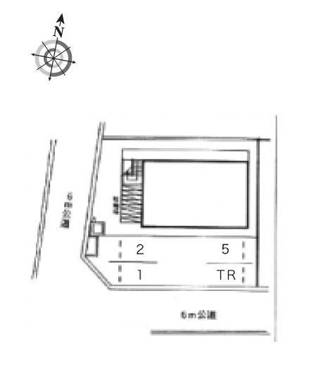 プティメゾン雅(9838)の駐車配置図