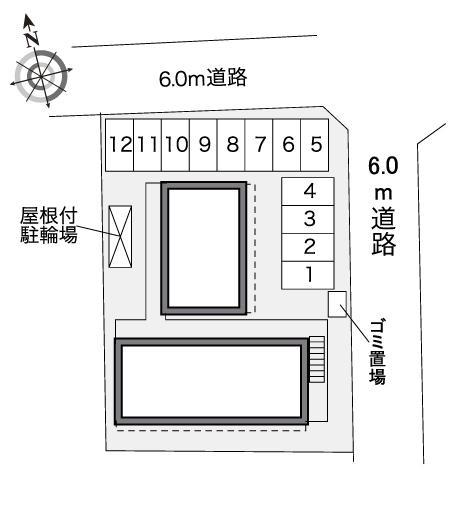 パストラル(30624)の駐車配置図