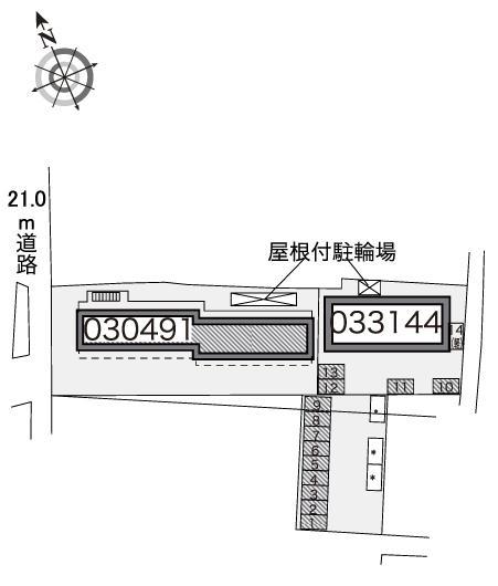 アルファヒルズ(30491)の駐車配置図