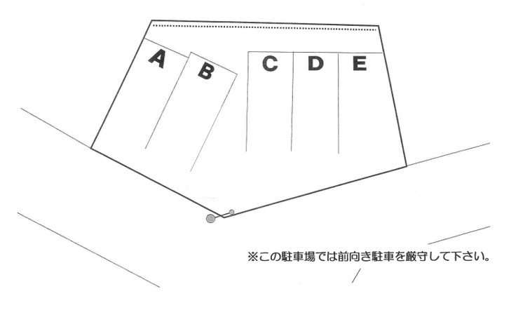 和泉町金子パーキングの駐車配置図