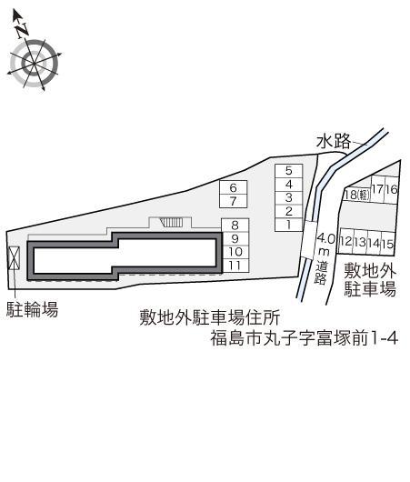 ＦＵＭＡ(19333)　敷地外駐車場の駐車配置図