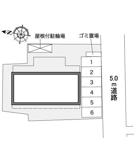 福住(37457)の駐車配置図