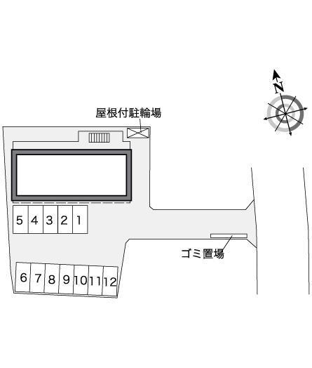 サンクワイエット松山(39880)の駐車配置図