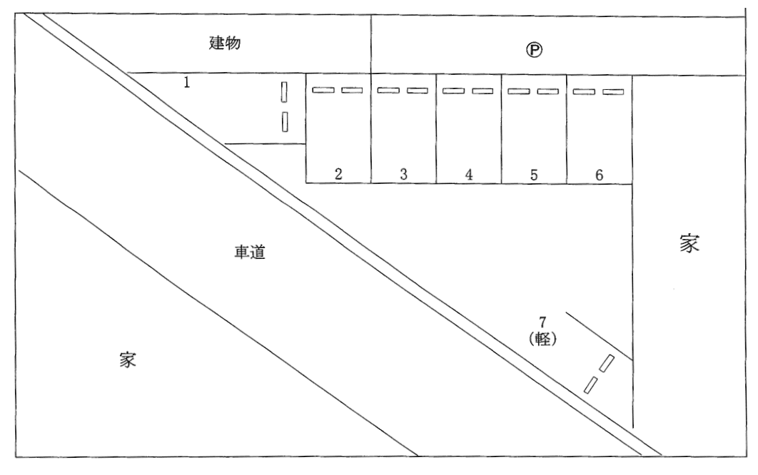 陣原３丁目パーキングの駐車配置図
