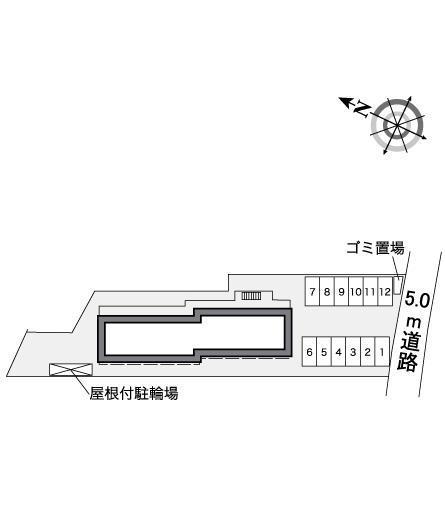 ＴＯＢＡ(38815)の駐車配置図