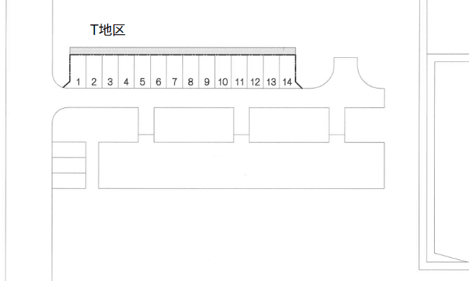 幸町_Ｔ地区の駐車配置図