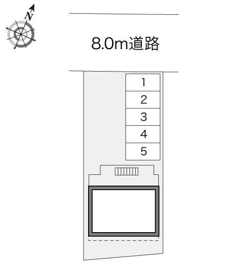 ＢＡＮＫＩＮ(33716)の駐車配置図