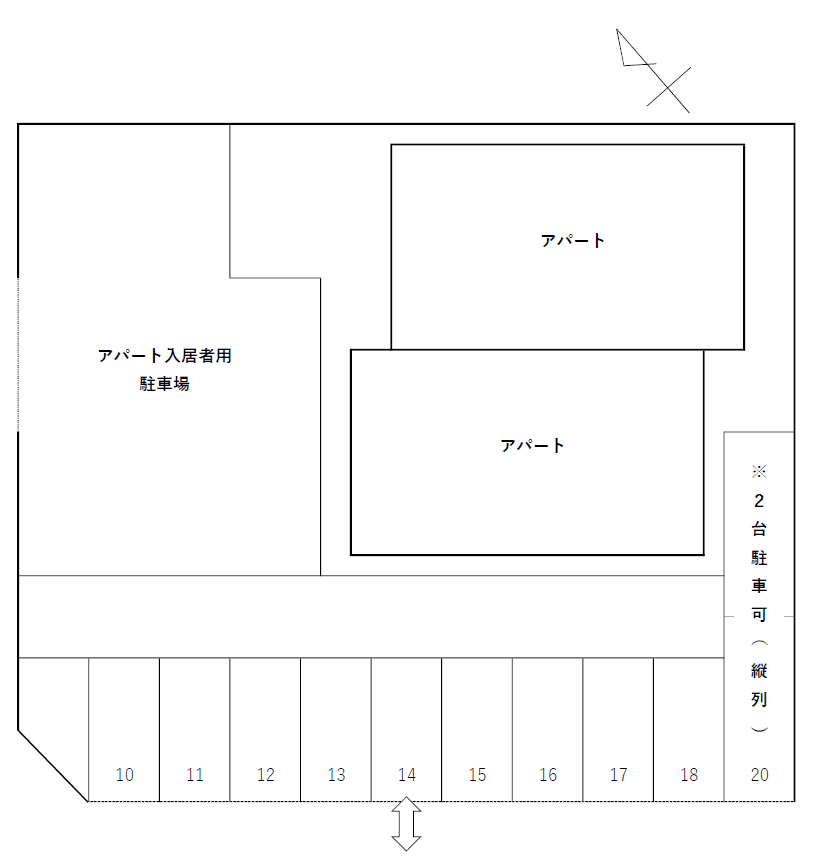 ７４９の駐車配置図