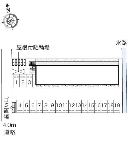 浜川田(47815)の駐車配置図
