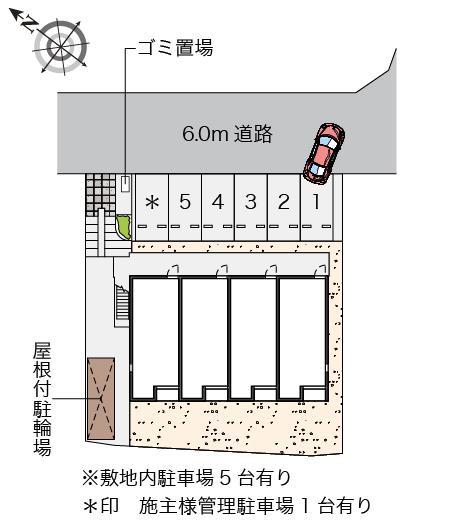 グラース(52674)の駐車配置図
