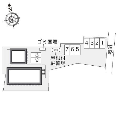西平(28216)の駐車配置図