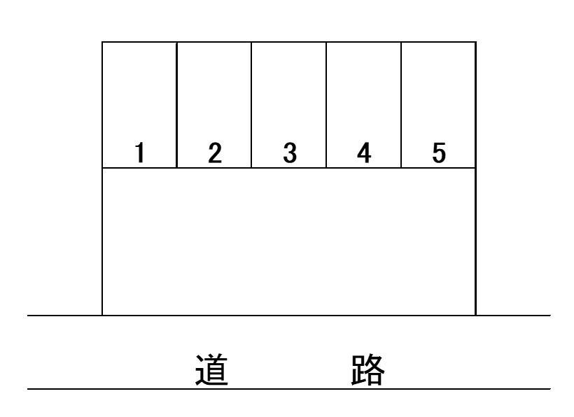 うずらの駐車場の駐車配置図