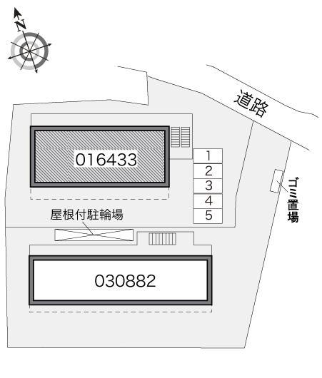 ＨＡＮＡＷＡ(16433)の駐車配置図
