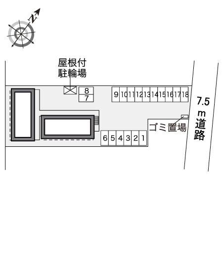 なるとう(30326)の駐車配置図