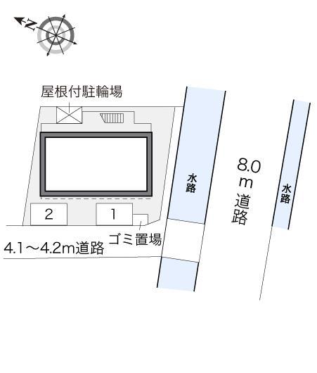 アムール田野浦(20771)の駐車配置図