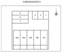 ＧＲＡＣＩＡ２０００の駐車場
