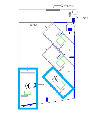 松原第３の駐車配置図